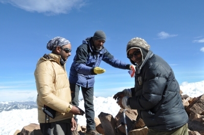 Ravi and Rajan on Yunam summit with Pyareram