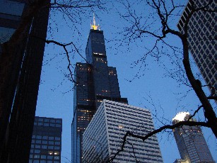 Cears Tower, tallest among chicago high rise