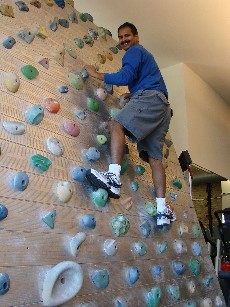 KK Practicing on the Rotating wall
